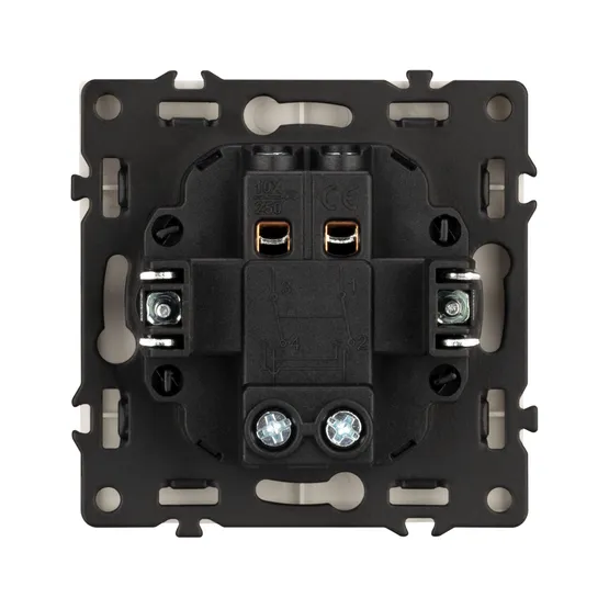 Фото #3 товара Механизм выключателя одноклавишный перекрёстный SWT-NOBE-MKX1-SFPL-WH (230V, 10A) (Arlight, Белый кварц)