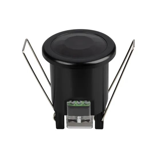 Фото #1 товара Датчик движения NAVE-PIR-BUILT-R50-400W-BK (230V, 0.6A, MINI, IP20) (Arlight, Пластик, 5 лет)