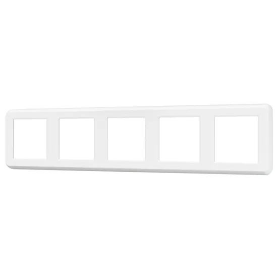 Фото #1 товара Рамка пластиковая FRM-VERSA-PL-5-WH (Arlight, -)