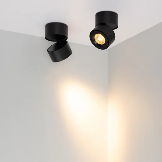 Фото #5 товара Светильник SP-POINT-SURFACE-R85-12W Warm3200-MIX (BK, 36 deg, 230V) (Arlight, IP20 Металл, 5 лет)