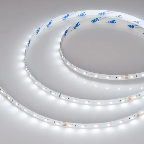 Фото #5 товара Светодиодная лента RT-A120-10mm 24V White-MIX (9.6 W/m, IP20, 3528, 5m) (Arlight, Изменяемая ЦТ)