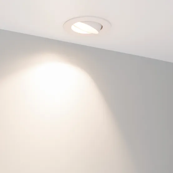 Фото #5 товара Светильник MS-ATOLL-BUILT-TURN-R94-10W Day4000 (WH, 36 deg, 230V) (Arlight, IP54 Металл, 5 лет)