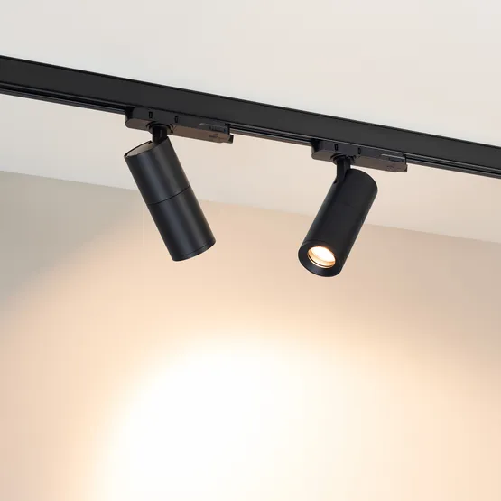 Фото #3 товара Светильник LGD-ARTEMIS-TRACK-4TR-R55-12W Warm2700 (BK, 8-80 deg, 230V) (Arlight, IP20 Металл, 5 лет)