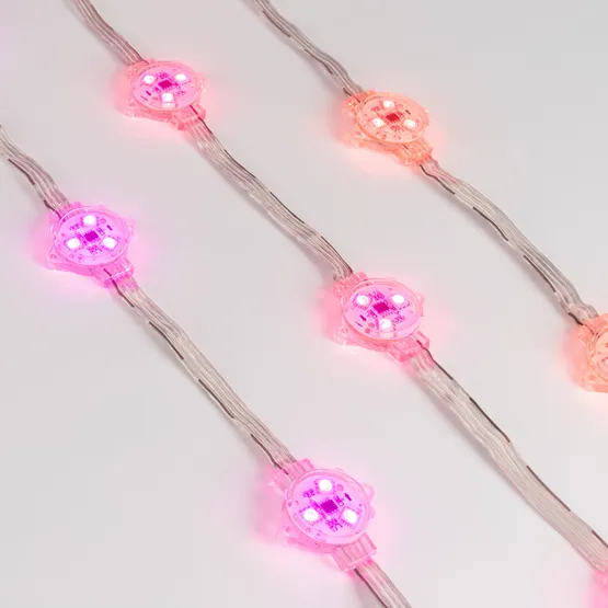 Фото #3 товара Модуль управляемый VISOR-SPI-5060-3-12V RGB 120deg (D30x16mm, 0.75W, IP68) (Arlight, Пластик, 3 года)