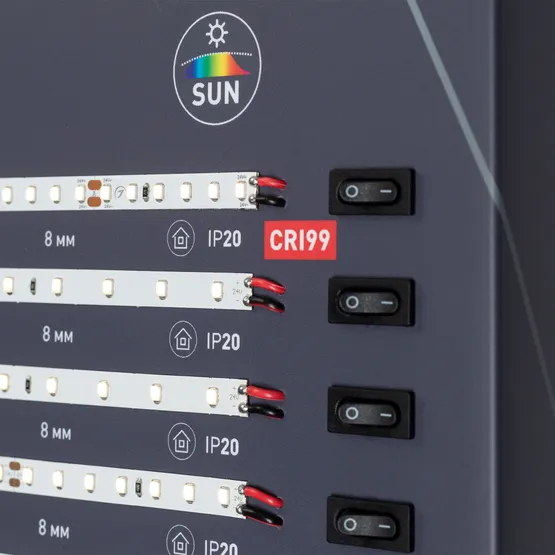 Фото #2 товара Стенд Ленты Универсальные RT-LUX-E1-1760x600mm (v.2, DB 3мм, пленка, подсветка) (Arlight, -)