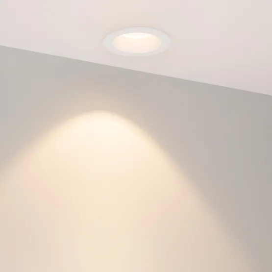 Фото #2 товара Светильник MS-ATOLL-BUILT-R86-10W Warm3000 (WH, 36 deg, 230V) (Arlight, IP54 Металл, 5 лет)