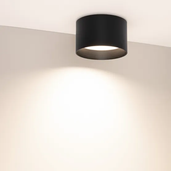 Фото #5 товара Светильник SP-BISCOTTO-R140-15W Warm3300-MIX (BK, 80 deg, 230V) (Arlight, IP54 Металл, 5 лет)