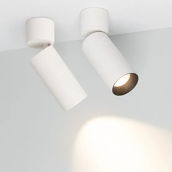 Фото #3 товара Светильник SP-POLO-SURFACE-FLAP-R65-8W White5000 (WH-BK, 40 deg) (Arlight, IP20 Металл, 3 года)