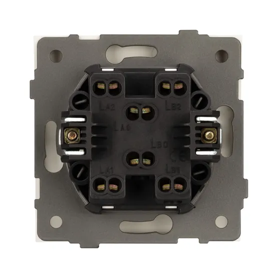 Фото #3 товара Механизм выключателя одноклавишный перекрёстный SWT-TENDO-MKX1-PL-WH (230V, 10A) (Arlight, Белый)