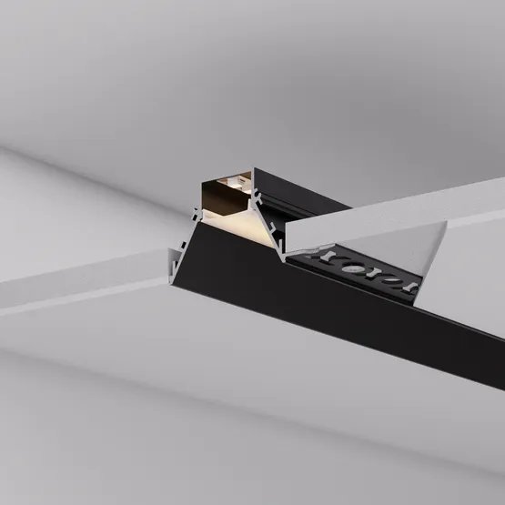 Фото #5 товара Профиль COMFORT21-V-FANTOM-2000 BLACK (Arlight, Алюминий)