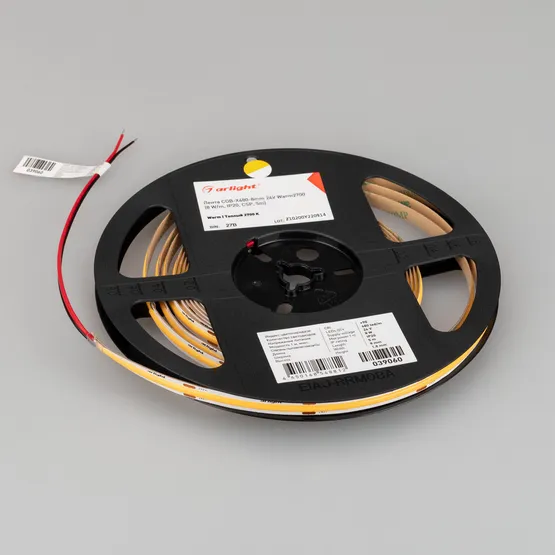 Фото #3 товара Светодиодная лента COB-X480-8mm 24V Warm2700 (8 W/m, IP20, CSP, 5m) (Arlight, -)