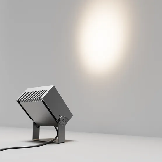 Фото #3 товара Светильник ALT-BLOCK-S185x185-36W Warm3000 (GR, 3 deg, 230V) (Arlight, IP66 Металл, 3 года)