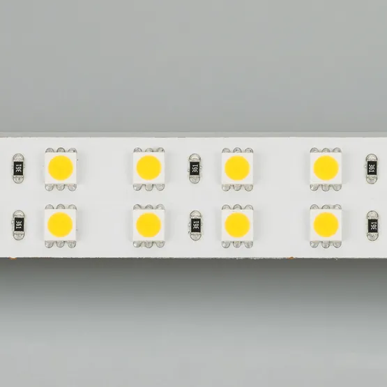 Фото #5 товара Светодиодная лента RT 2-5000 24V Warm2700 2x2 (5060, 720 LED, LUX) (Arlight, 34.4 Вт/м, IP20)