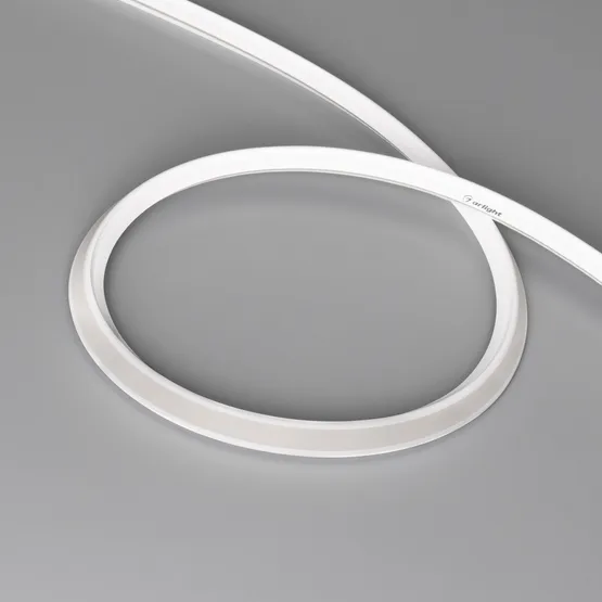 Фото #3 товара Светодиодная лента герметичная MOONLIGHT-3D-T-X544-10x10mm 24V Warm3000 (8 W/m, IP67, 5m, wire x1) (Arlight, Вывод боковой, 5 лет)