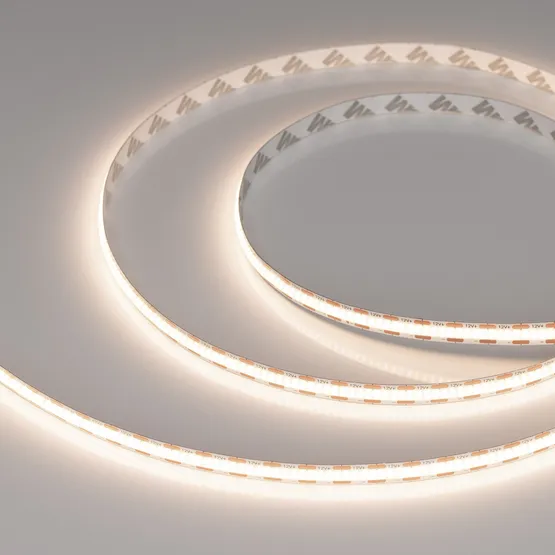 Фото #4 товара Светодиодная лента COB-X400-8mm 12V Warm3500 (9 W/m, IP20, CSP, 2.5m) (Arlight, -)