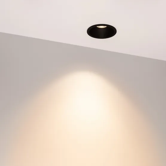 Фото #3 товара Светильник MS-HARBOR-R82-10W Warm3000 (BK, 50 deg, 230V) (Arlight, IP20 Металл, 5 лет)