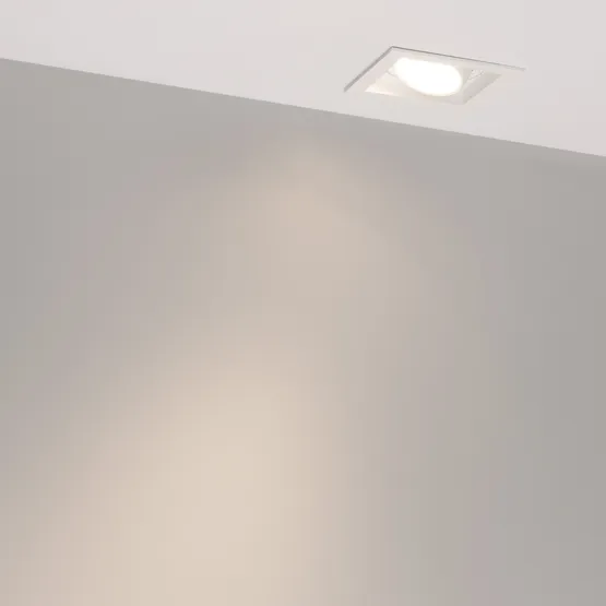 Фото #4 товара Светильник MS-VORTEX-BUILT-S90x90-12W Day4000 (WH-WH, 40 deg, 230V) (Arlight, IP20 Металл, 5 лет)