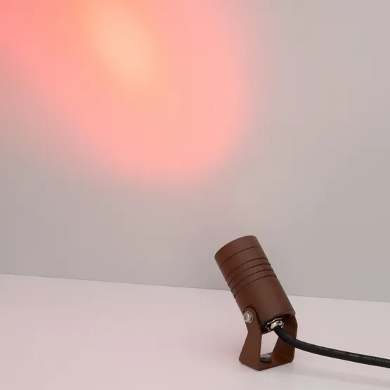 Фото #4 товара Светильник KT-RAY-COLOR-R42-6W RGB (RS, 25 deg, 12V) (Arlight, IP67 Металл, 3 года)