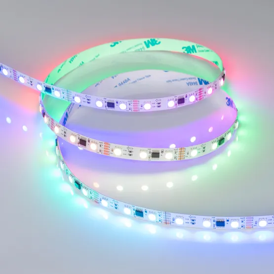 Фото #3 товара Светодиодная лента DMX-B60-10mm 12V RGB-PX3 (14 W/m, IP20, 5m) (Arlight, -)
