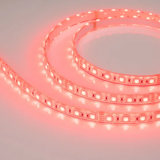 Фото #4 товара Светодиодная лента герметичная RTW-PU-B60-12.5mm 24V RGB (14.4 W/m, IP68, 5060, 5m) (Arlight, -)