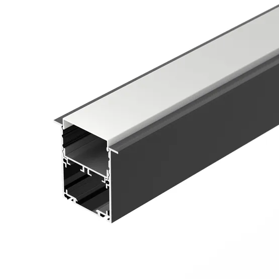 Фото #6 товара Профиль SL-LINIA52-3L-F-2000 ANOD BLACK (Arlight, Алюминий)