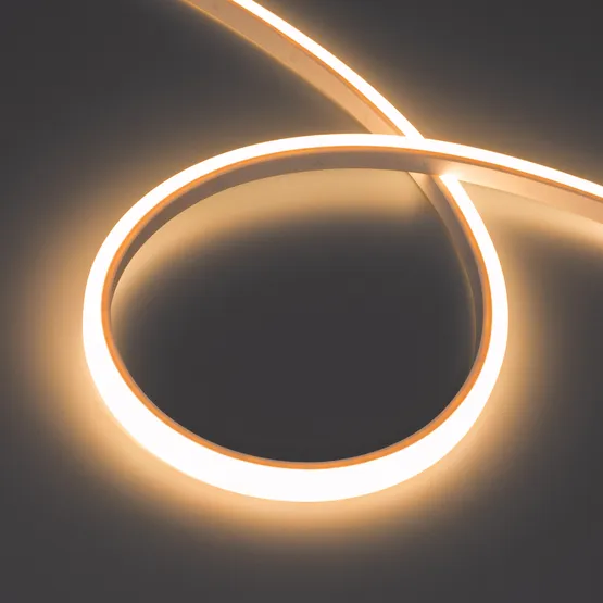 Фото #1 товара Светодиодная лента герметичная WAVE-TOP-PU-A144-10x10mm 24V Warm2700 (5 W/m, IP68, 3m, wire x1) (Arlight, Вывод боковой, 3 года)