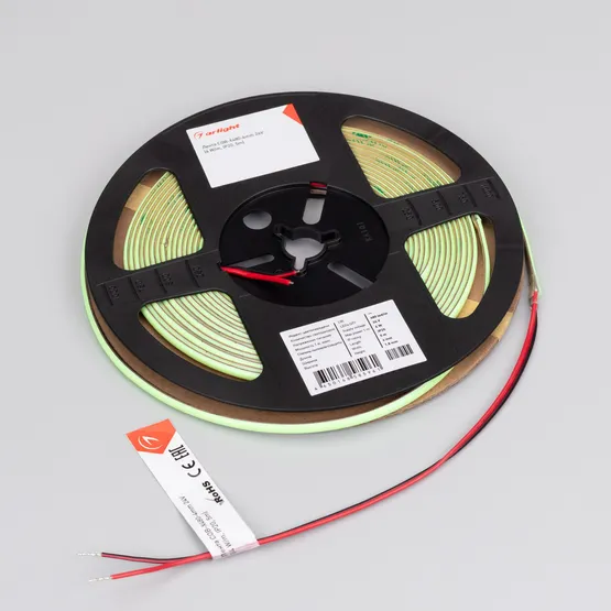 Фото #2 товара Светодиодная лента COB-X480-4mm 24V Aquamarine (4 W/m, IP20, 5m) (Arlight, -)