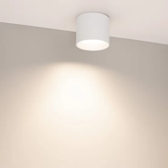 Фото #5 товара Светильник SP-BISCOTTO-R90-8W Warm3300-MIX (WH, 80 deg, 230V) (Arlight, IP54 Металл, 5 лет)