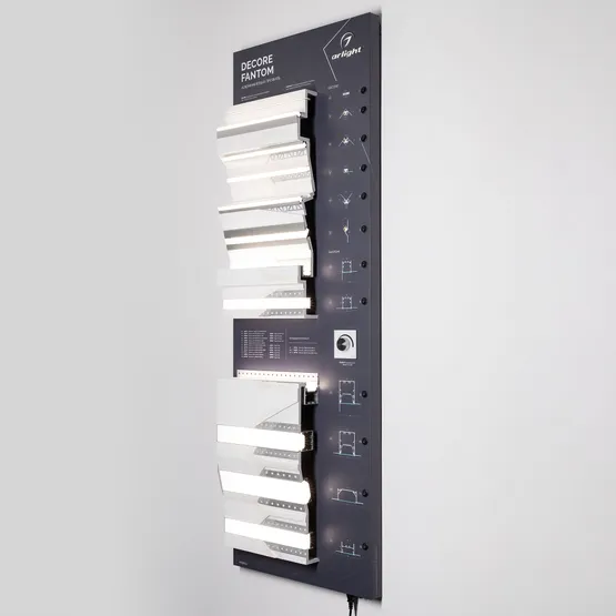 Фото #2 товара Стенд Алюминиевый профиль FANTOM-DECORE-NEW (Arlight, -)