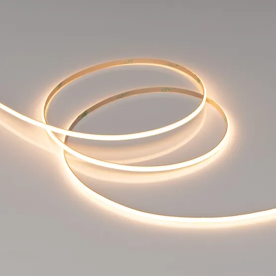 Фото #4 товара Светодиодная лента COB-X480-4mm 24V Warm2700 (4 W/m, IP20, CSP, 5m) (Arlight, -)