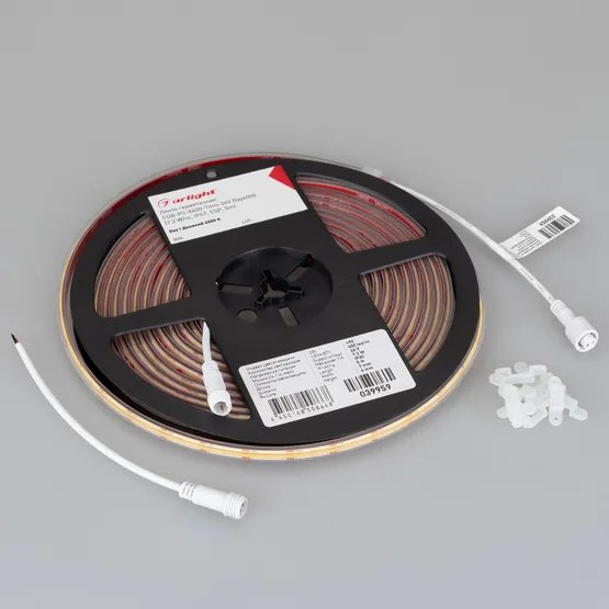 Фото #3 товара Светодиодная лента герметичная COB-PS-X400-7mm 24V Day4000 (7.2 W/m, IP67, CSP, 5m) (Arlight, -)