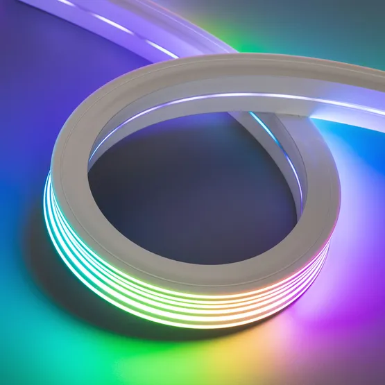 Фото #1 товара Светодиодная лента герметичная SPI STARDUST-TOP-B60-30x20mm 12V RGB (12 W/m, IP65, 5m, wire x1) (Arlight, 12 Вт/м, IP65)