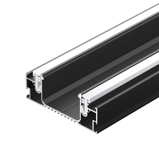 Фото #3 товара Профиль STRETCH-41-CEIL-CENTER-2000 BLACK (Arlight, Алюминий)