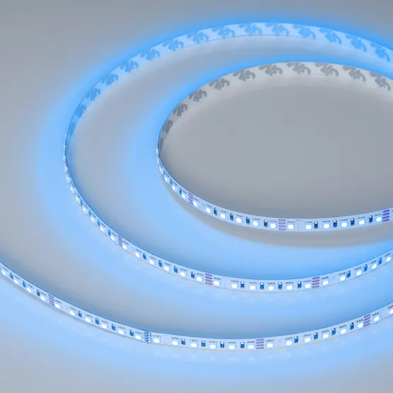 Фото #3 товара Светодиодная лента RT-G120-8mm 24V RGB (11 W/m, IP20, 3838, 5m) (Arlight, Открытый)