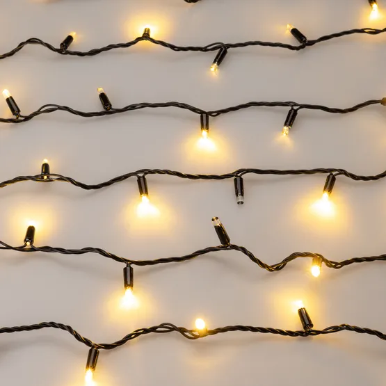 Фото #4 товара Светодиодная гирлянда ARD-STRING-CLASSIC-1000-BLACK-100LED-PULSE Warm (230V, 7W) (Ardecoled, IP65)