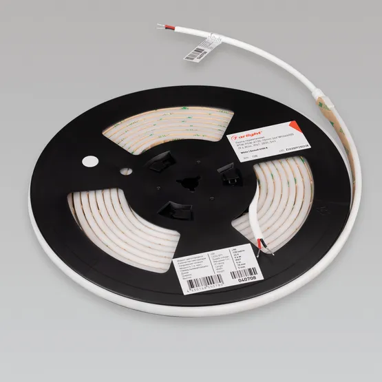 Фото #3 товара Светодиодная лента герметичная RTW-PSW-A120-10mm 24V White6000 (9.6 W/m, IP67, 2835, 5m) (Arlight, 5 лет)