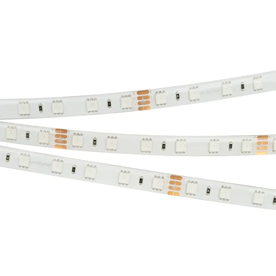 Фото #4 товара Светодиодная лента герметичная RTW-SE-B60-10mm 24V RGB (14.4 W/m, IP65, 5060, 5m) (Arlight, -)