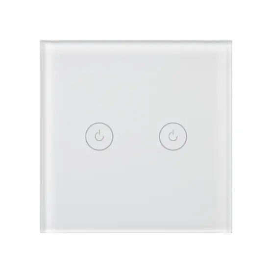 Фото #2 товара Выключатель сенсорный SWT-OMALI-S02-ZB-WH (250V, 10A, Zigbee) (Arlight, Стекло)