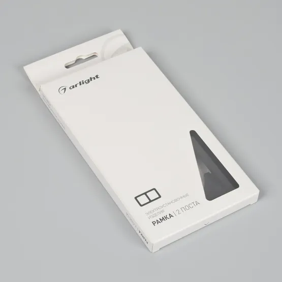 Фото #4 товара Рамка пластиковая FRM-PERIO-PL-2-BK (Arlight, -)