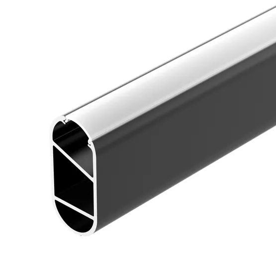 Фото #1 товара Профиль WARDROBE-1530-2000 ANOD BLACK (Arlight, Алюминий)