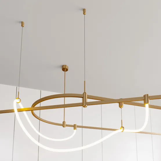 Фото #3 товара Светильник ART-APRIORI-TUBE-ELASTIC-R38-L1000-12W Warm3000 (GD, 360 deg, 48V) (Arlight, IP20 Металл, (Arlight, IP20 Металл, 3 года)