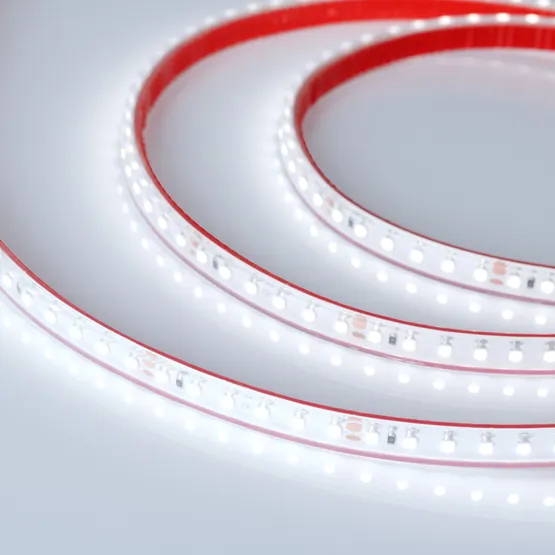 Фото #4 товара Светодиодная лента RTW 2-5000PS-50m 24V White6000 2x (3528, 120 LED/m, LUX) (Arlight, 9.6 Вт/м, IP67)