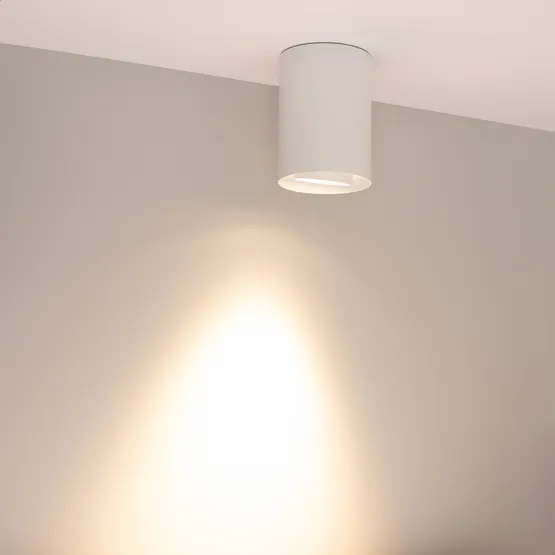 Фото #2 товара Светильник SP-FOCUS-R86-10W Warm3000 (WH, 36 deg, 230V) (Arlight, IP54 Металл, 5 лет)