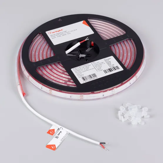 Фото #3 товара Светодиодная лента герметичная RTW-PFS-A60-11mm 12V Red (4.8 W/m, IP68, 2835, 5m) (Arlight, -)