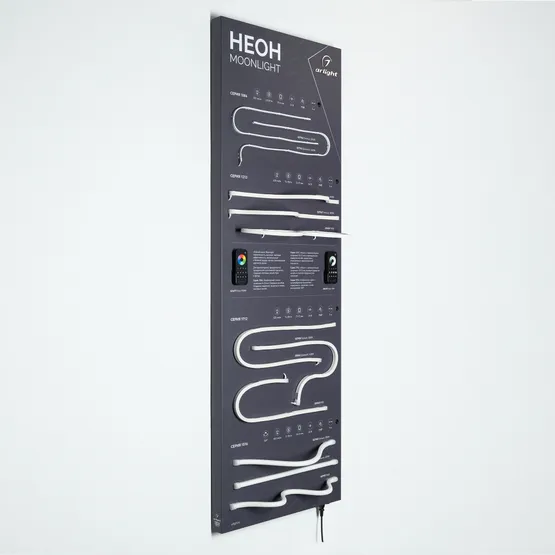 Фото #4 товара Стенд Гибкий Неон MOONLIGHT-1760x600mm (DB 3мм, пленка, подсветка) (Arlight, -)