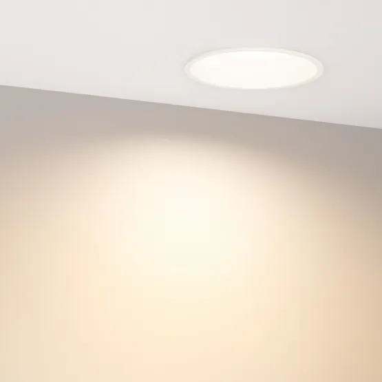 Фото #3 товара Светильник MS-BREEZE-BUILT-R125-16W Warm3000 (WH, 90 deg, 230V) (Arlight, IP20 Металл, 5 лет)