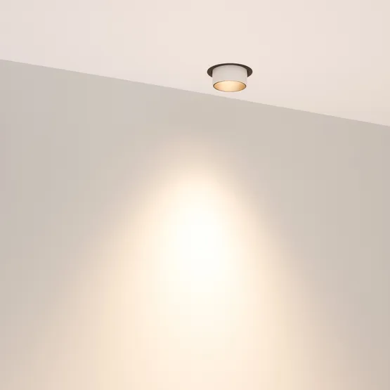 Фото #4 товара Светильник SP-NUANCE-TRIMLESS-PULL-R35-7W Warm3000 (WH, 36 deg, 230V) (Arlight, IP40 Металл, 5 лет)