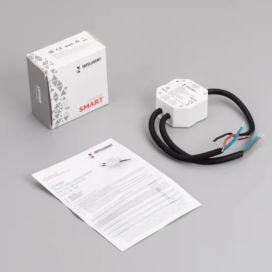Фото #2 товара INTELLIGENT ARLIGHT Диммер SMART-DALI-601-62-ADDR-DIM-DT6-DRI-PD-IN (230V, 1x1.5A) (IARL, IP20 Пластик, 5 лет)
