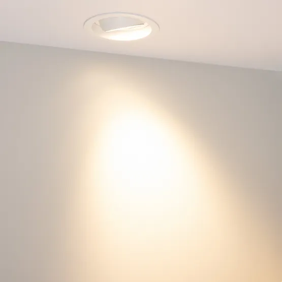 Фото #5 товара Светильник MS-VORTEX-BUILT-R110-20W Warm3000 (WH-WH, 40 deg, 230V) (Arlight, IP20 Металл, 5 лет)