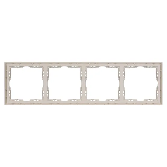 Фото #3 товара Рамка пластиковая FRM-NOBE-SFPL-4-CA (Arlight, Кашемир)